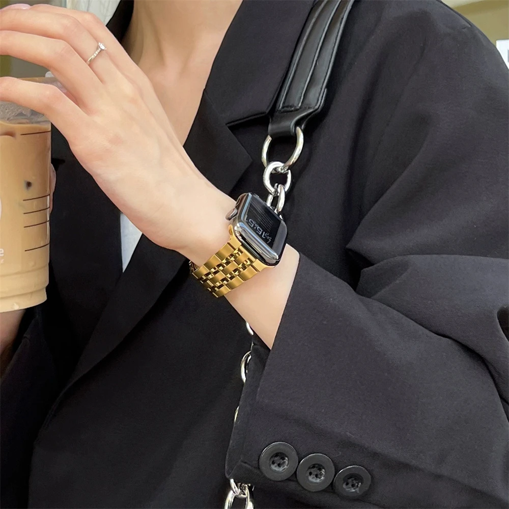 Bytex Apple Watch Wristband Women Gold Wristband For Apple Watch