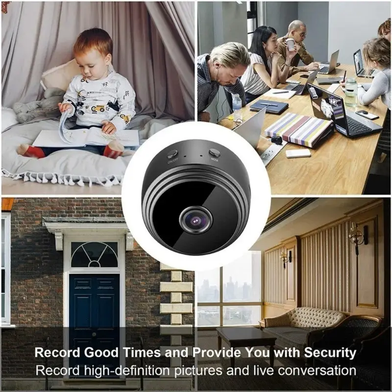 A9 HD Wifi Smart Monitor Surveillance Cameras Sensor Camcorder Web Video Home Safety Wireless Security - Image 3