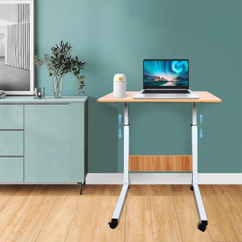 Adjustable Laptop Table 23.63*15.74 Inches Computer Stand Mobile Laptop Desk over Bed Table for Bed Sofa Use Home Office Dorm