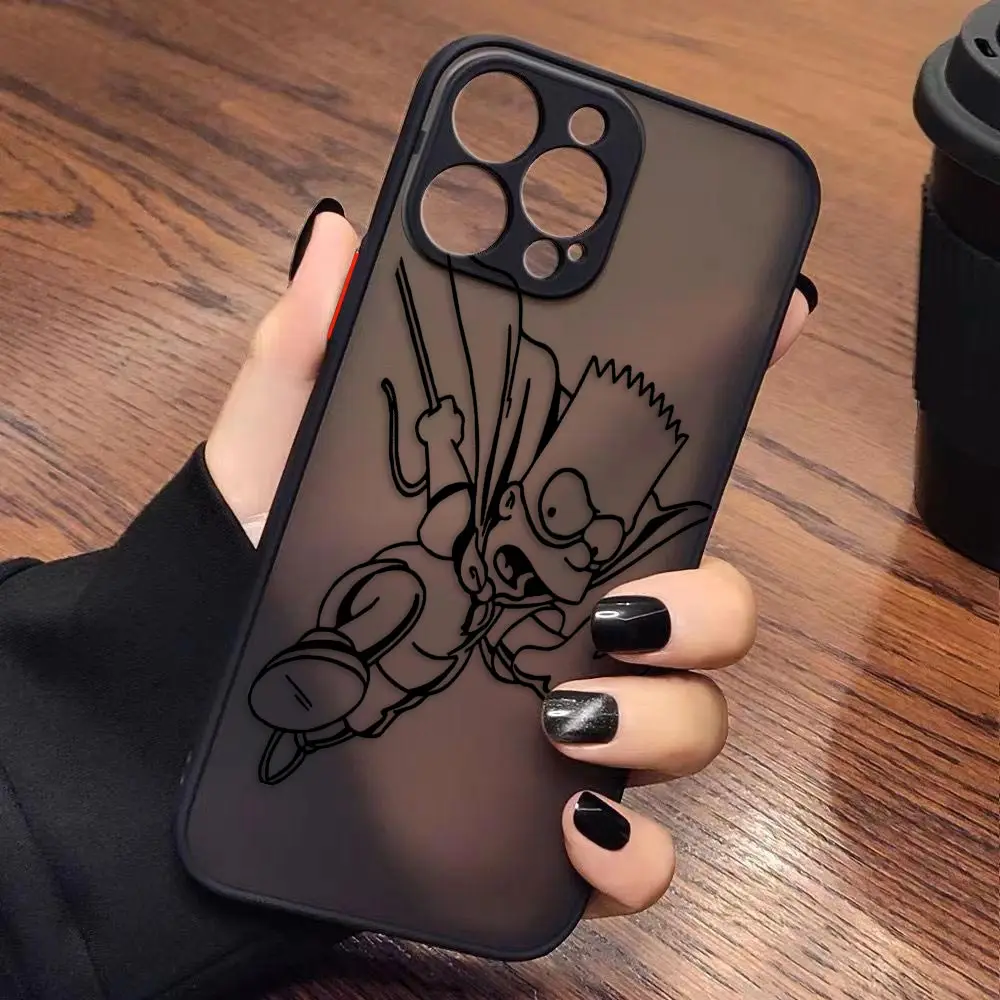 thumbnail image 1 of Case for iPhone Apple 14 13 11 12 MINI Pro XS Max XR X 7 8 SE 2022 2020 6 6S Plus Case Funda Capa Shell Movie The S-Simpsons-S, 1 of 5
