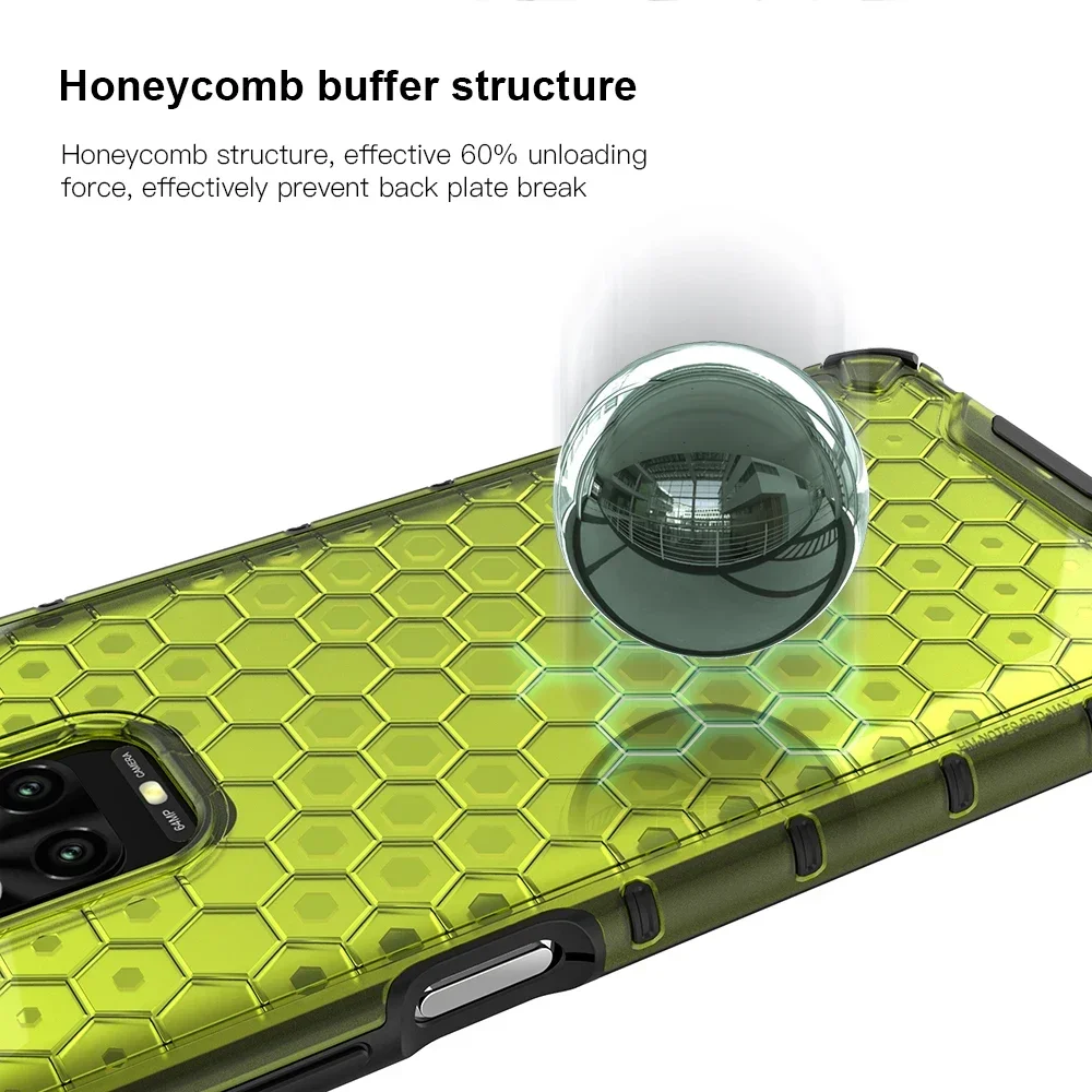 Durable Honeycomb Shockproof Phone Case