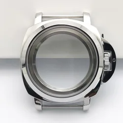 Stainless Steel 40mm Watch Case with Handle - Available in Silver, Rose, and Black (Silver)