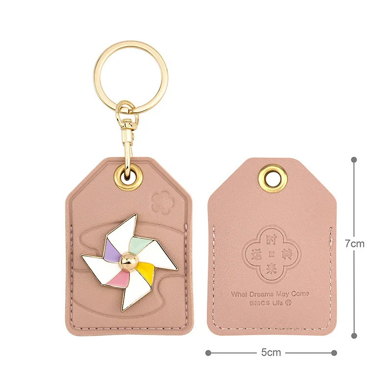 Floral Keychain Airtag Holder - Protective Cover with Key Ring