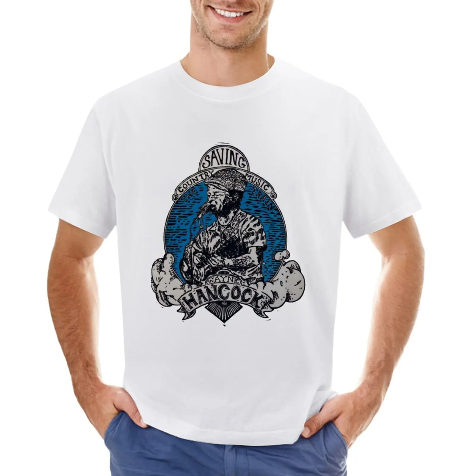 

wayne the train hancock T-Shirt Aesthetic clothing blacks mens champion t shirts