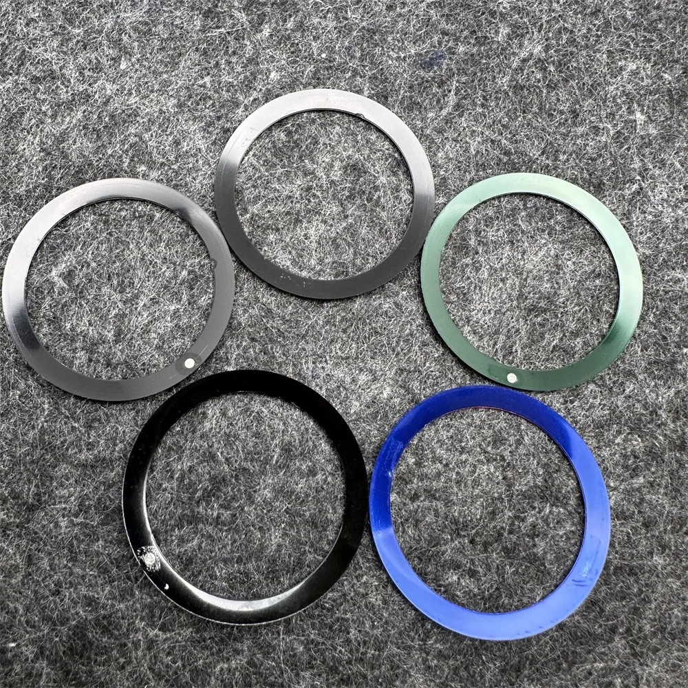 Aluminum Watch Bezel Inserts - Premium Replacement Parts for Watchmakers (30.7mm-37.5mm)