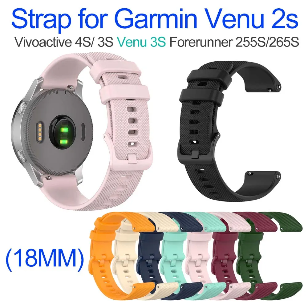 18mm Silicone Replacement Wristband Bracelet