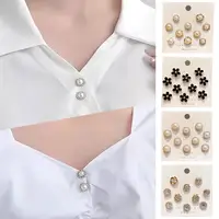 10pcs Collar Needle Buckle Fixed Pin 2025 Trendy Jewelry Gift For Women Brooch Fashion No Punching Magnetic Buckles For Shirts 5