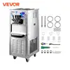 VEVOR 40L/H Soft Ice Cream Maker Commercial Mobile Tricolor Flavors Sorbet Sweet Cones Benchtop Gelato  Vending Freezing Machine 1