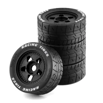 4 Pezzi Pneumatici RC 110MM per 1/7 ARRMA INFRACTION V2 FELONY EX-07, Gomme per Veicoli da Corsa Rally Fuoristrada, Modifica e Aggiornamento