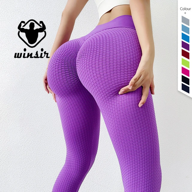 Tik Tok Women High Waist Yoga Pants Scrunched Booty Leggings