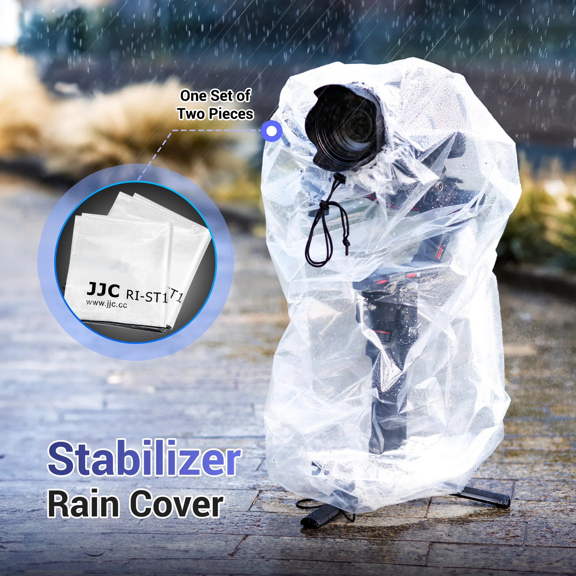 Jjc 2 pacote claro estabilizador capa de chuva cardan estabilizador para  câmera capa de chuva para dji rs 4 pro rs 4 rs 3 mini pro rsc 2 rs 2