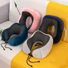 U Shaped Memory Foam Neck Pillows Soft Travel Pillow Massage Neck Pillow Sleeping Airplane Pillow Cervical Healthcare Bedding 1