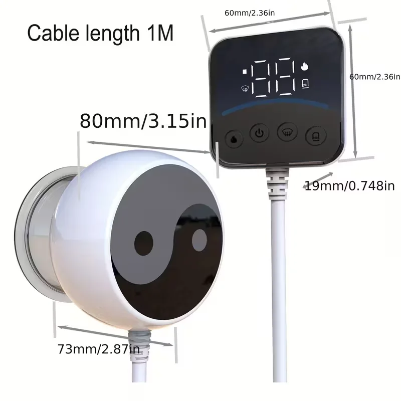 Intelligent Electric Cupping Massage Device With Remote Controler Vacuum Suction Body Massager for Neck, Back and Waist