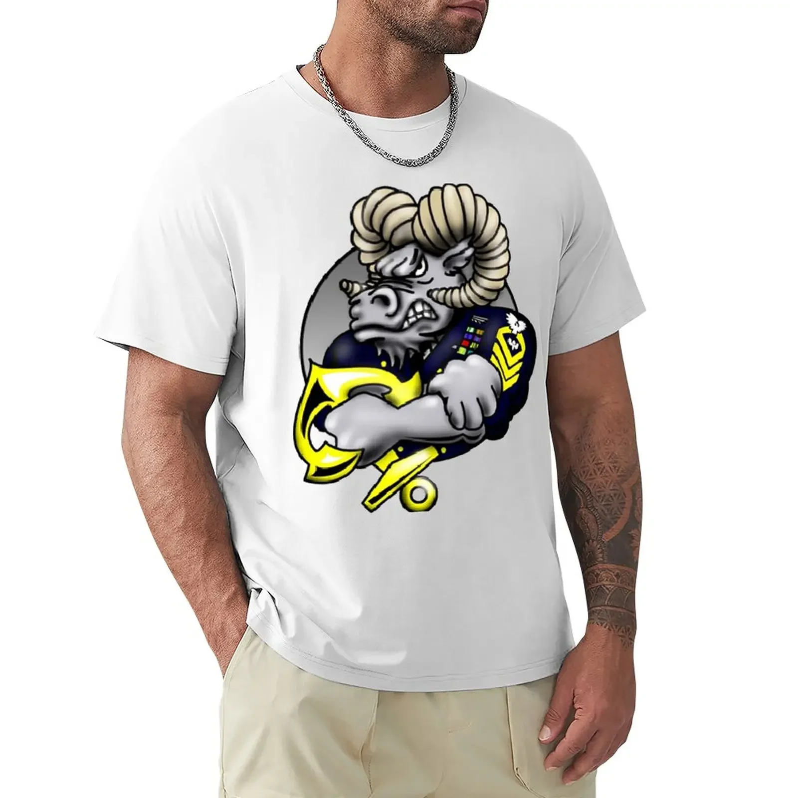 

Быстросохнущая футболка CPO футболка с изображением козы с принтом животных для мальчиков, Мужская футболка с коротким рукавом