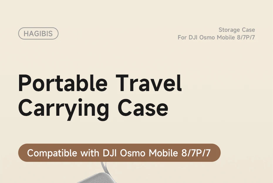 Hagibis Portable Hard Case for DJI Osmo Mobile 7/8/P