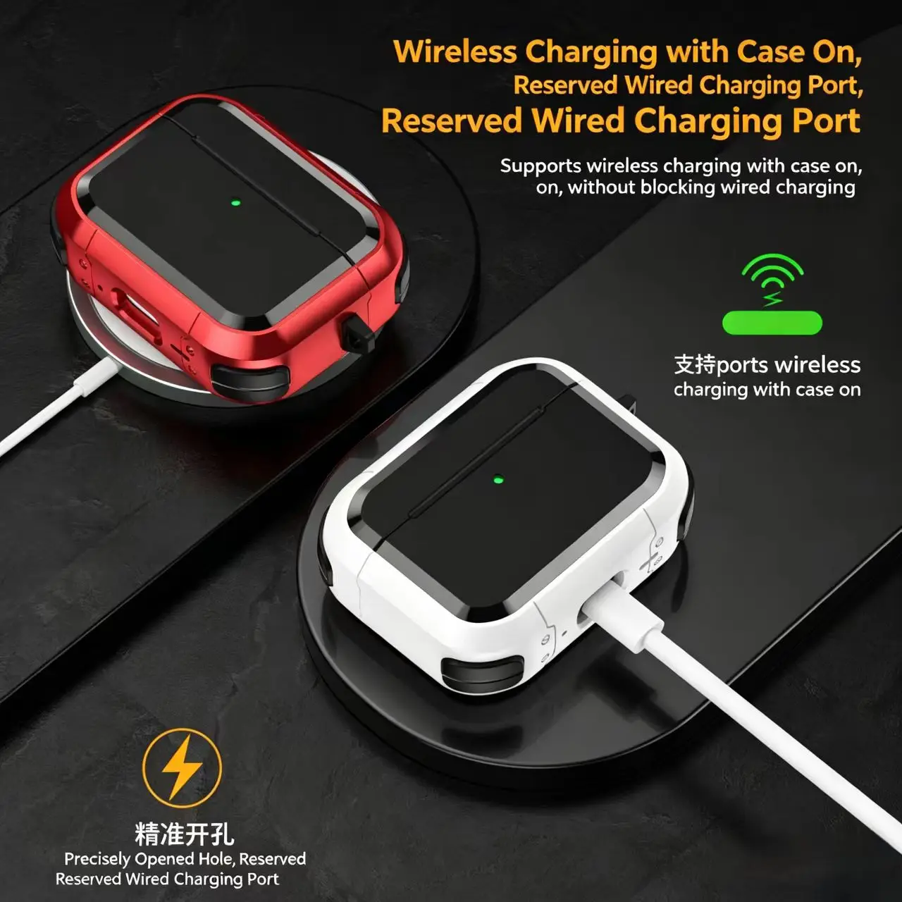 Premium Protective Earphone Case with USB-C Charging