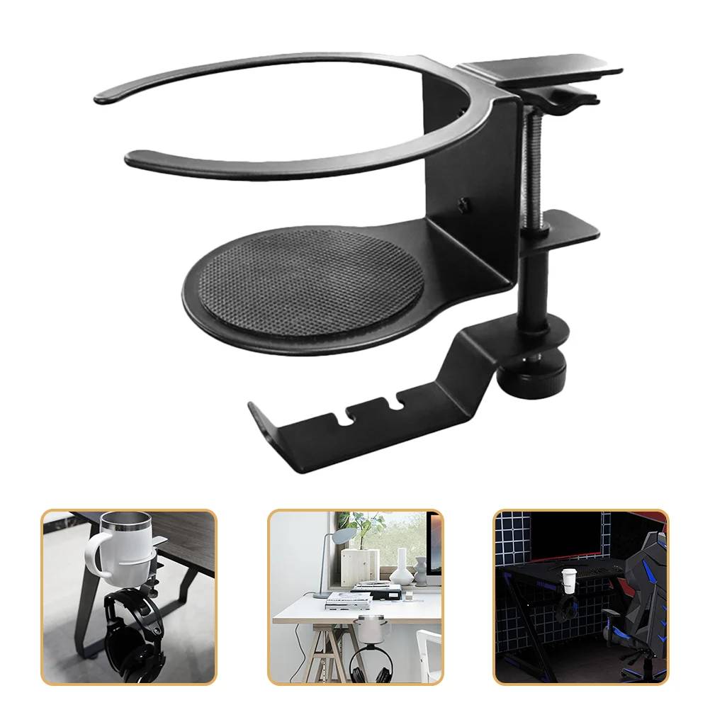 

Office Headset Headphone Stand Hanger Household Drink Rack Home Accessory Multi-function Bottle Cup Holder