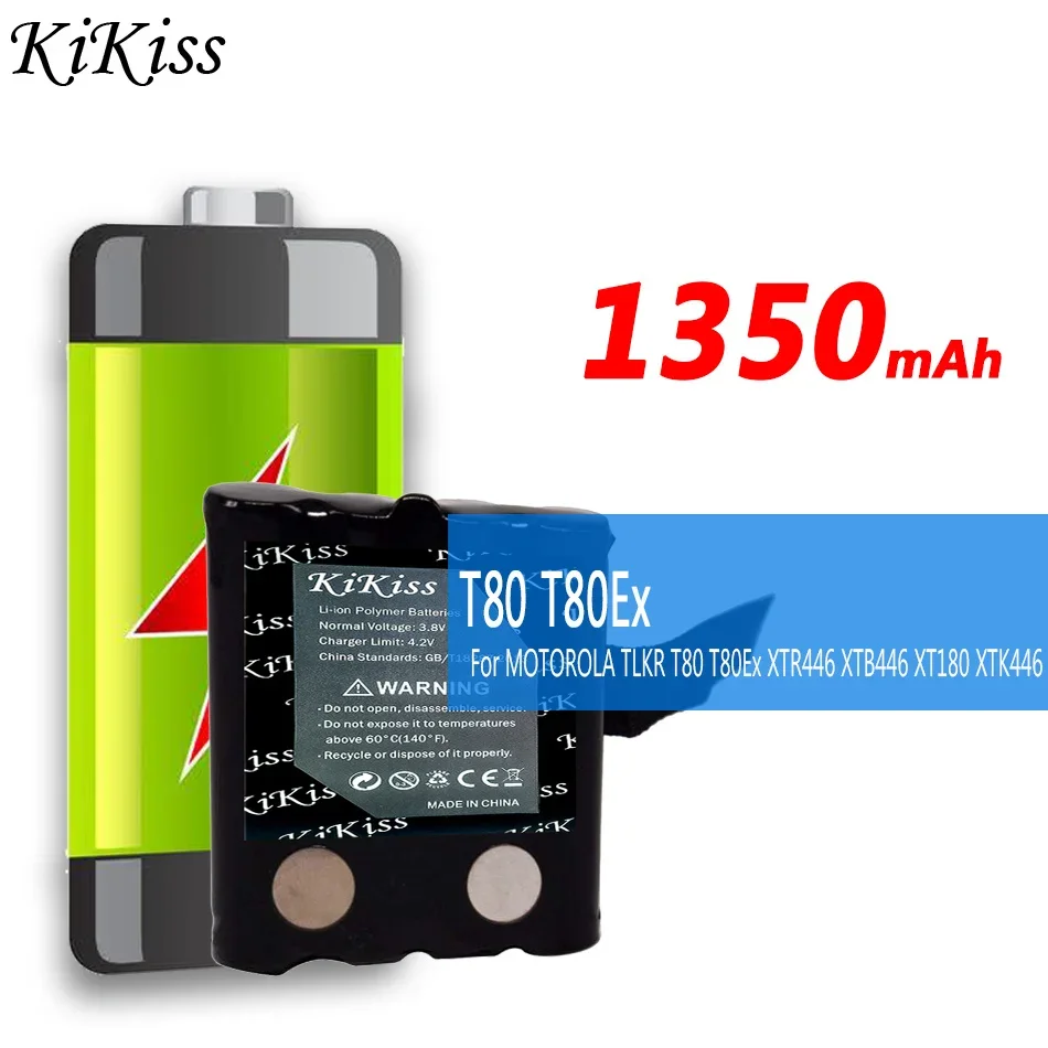 Kikiss Potente Batteria Ixnn4002B Per Motorola Tlkr T80 T80Ex Xtr446 Xtb446 Xt180 Xtk446 Tlkr T61 T81 T5 T6 T7 T8 T50 T60 Radio