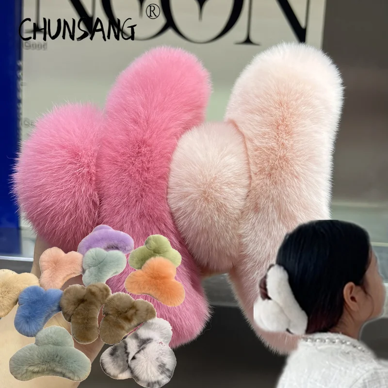 

15cm Large Size Real Fur Plastic Hair Claws Hair Clips Headwear Shark Clip Hairpins Crab for Women Girls Korean Hair Accessories