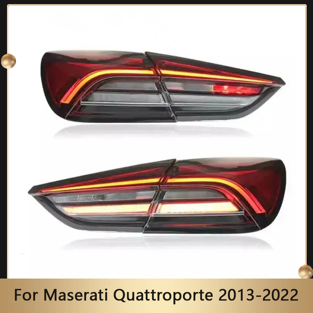 

Car Lights Full LED Taillights Assembly For Maserati Quattroporte 2013-2022 Rear Tail Lamps Plug And Play Brake Light