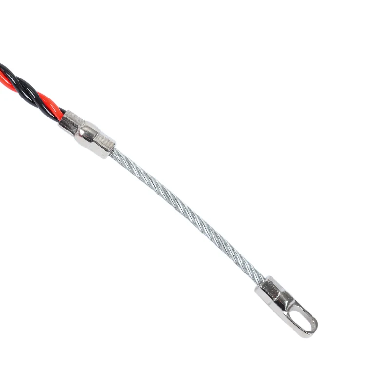 Extractor de Cable eléctrico de nailon de 5-50M, herramienta eléctrica de fibra de vidrio, 6mm de diámetro