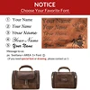 Contact's Men Business Travel Wash Toiletry Bag Crazy Horse Leather Washing Tool Storage Bag Cosmetics Handbag 6