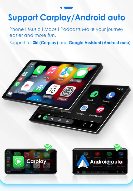 Hizpo Car Multimedia Player 2din Android 14 Radio For VW Volkswagen Golf Polo Skoda Rapid Octavia Passat B6 7 Tiguan Carplay GPS