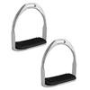 1 Pair Horse Riding Stirrups Equipment Hight Quality Safety Riding Protection Saddle Knee Ankle Stress Pain 1