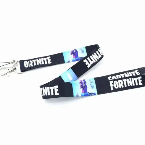 Fortnite Cartoon Anime Spiel-Zubehör Kreativer Niedlicher Handy- und Ausweishalter Schlüsselanhänger Lanyard für Jungen und Mädchen Großhandel – Detail 5