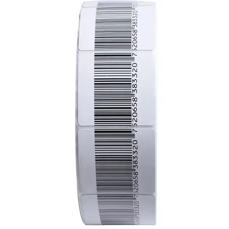 Shopping Malls And Supermarket 8.2 mhz Security Labels Loss Prevention Security Label 40*40mm RF Label 1000Pcs/roll