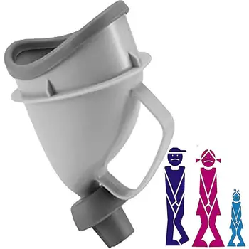 Toilette da campeggio per auto all'aperto Uomo Donna Imbuto per orinatoio Imbuto per urina Pipì Traffico di emergenza Toilette portatile Attrezzatura da campeggio