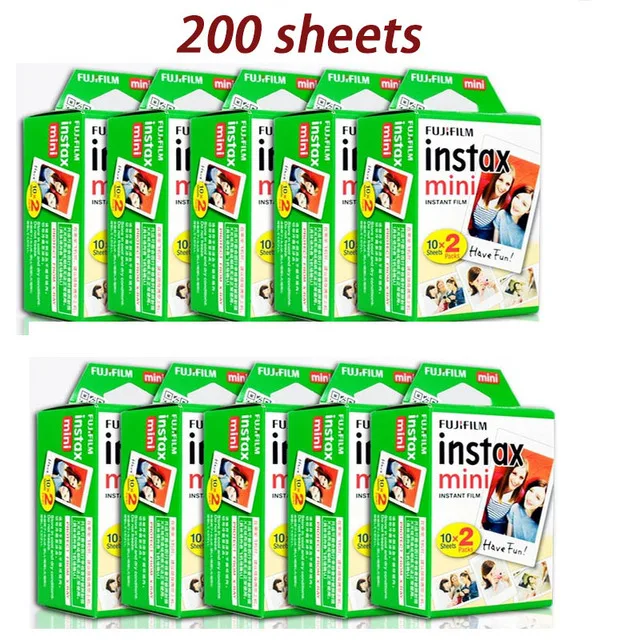 Instax Mini11 7 + 9 25 40 90 70 인스턴트 카메라 Sp-2 링크 Liplay Fuji 인스턴트 필름 사진 용 200 매 후지 필름