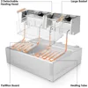 Commercial Deep Fryer, 3400w Electric Turkey Fryer with 3-Baskets, 22L/23.25Qt 1mm Thickened Stainless 4