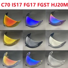 HJ20M 오토바이 헬멧 쉴드, HJC C70 FG-17 FG-ST IS-17 용 헬멧 바이저, UV 보호