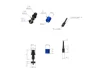 Hydrocean M10 Magnetic USB Penetrator USB underwater connector ROV robot sealed cabin USB4 core non-opening cabin connector 6