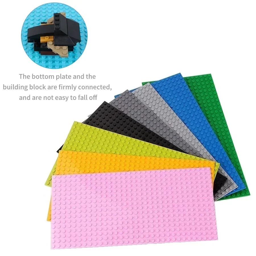 4개입 블록 베이스플레이트 32x32 16X32 클래식 베이스 플레이트 빌딩 블록 DIY 플라스틱 보드 블록 MOC 시티 건설 어린이 장난감