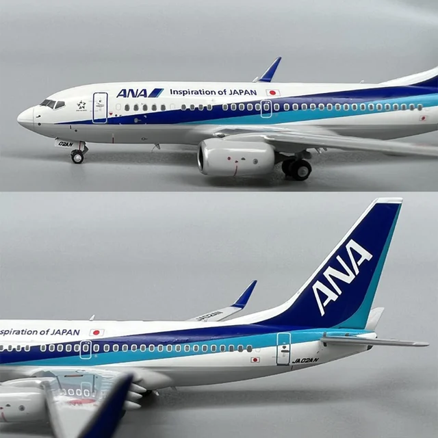 NG77025 1/400 Japanese ANA B737-700 aircraft model JA02AN