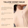 Beef Tallow Honey Moisturizer Grass Fed Whipped Tallow Face Cream Body Lotion Non Greasy Nourishing Fast Absorption Skin Care 4