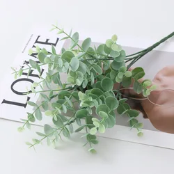 Artificial Fern Grass and Green Leaf Arrangement for Home and Garden Decor (Green)