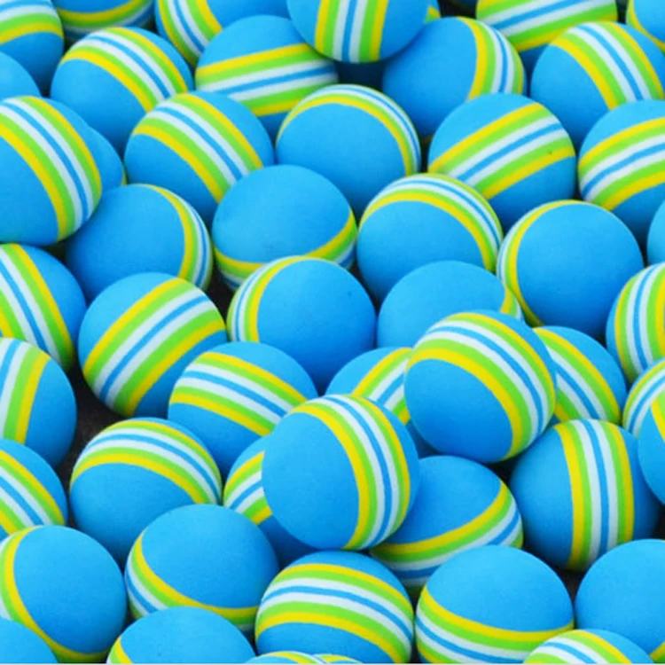 Golf balls sponge balls 50pcs/bag EVA foam golf balls indoor golf practice ball training aid