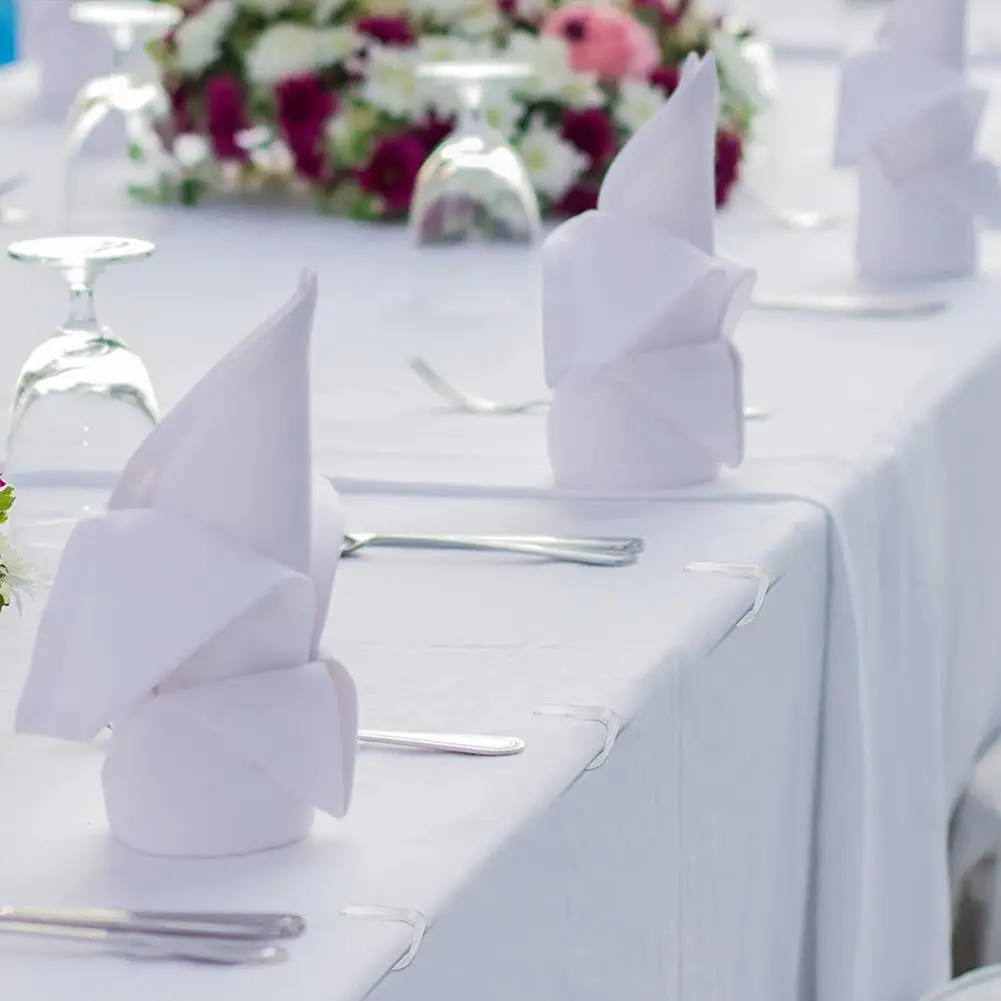 4Pcs ABS Plastic Tablecloth Clips Holder Multi-function Clamps Party Picnic Wedding Prom Tablecloth Clip Wholesale 5