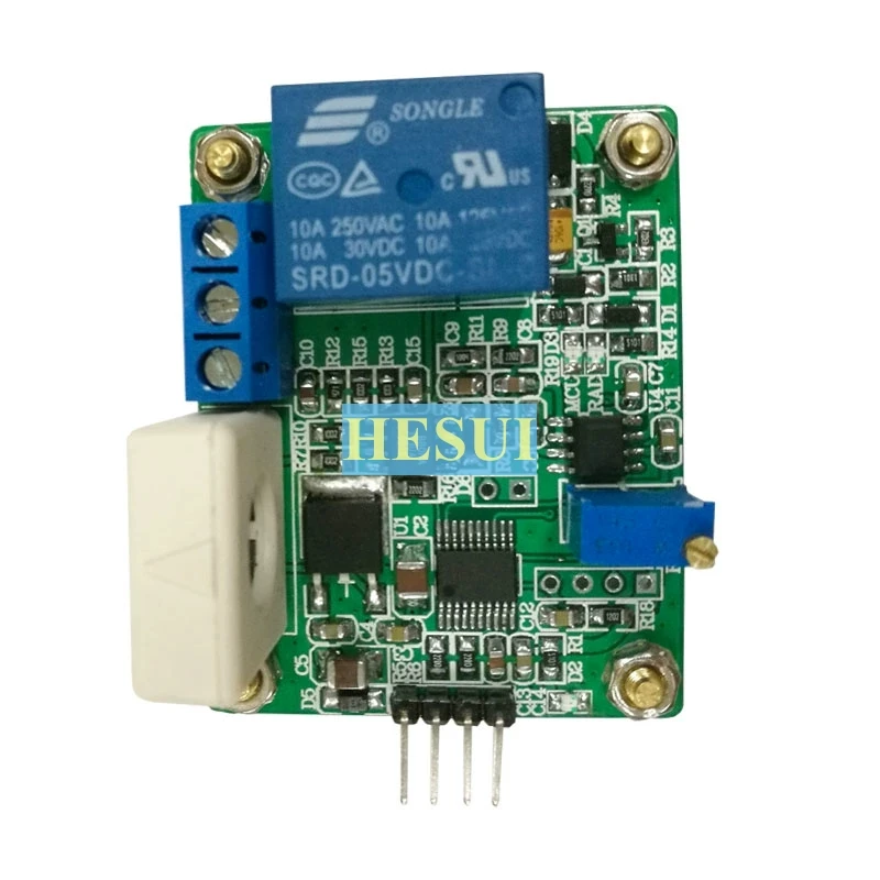 

WCS1800 Hall Current sensor DC AC detection module 30A Serial port output overcurrent protection