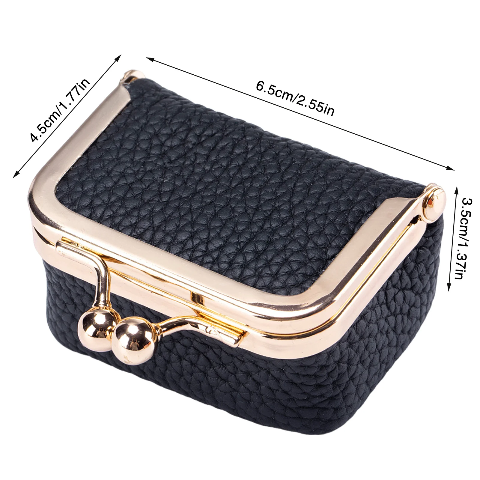 Luxurious Leather Miniature Jewelry and Coin Organizer - Compact Trinket Storage Wallet
