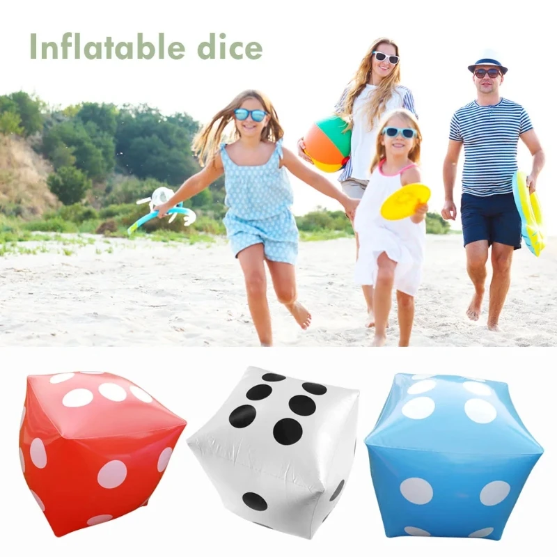 

30cm Inflatable Balloon Dice Blow-Up Cube Big Dice Toy Party Activities Supplies Indoor And Outdoor Sports And Game Toys