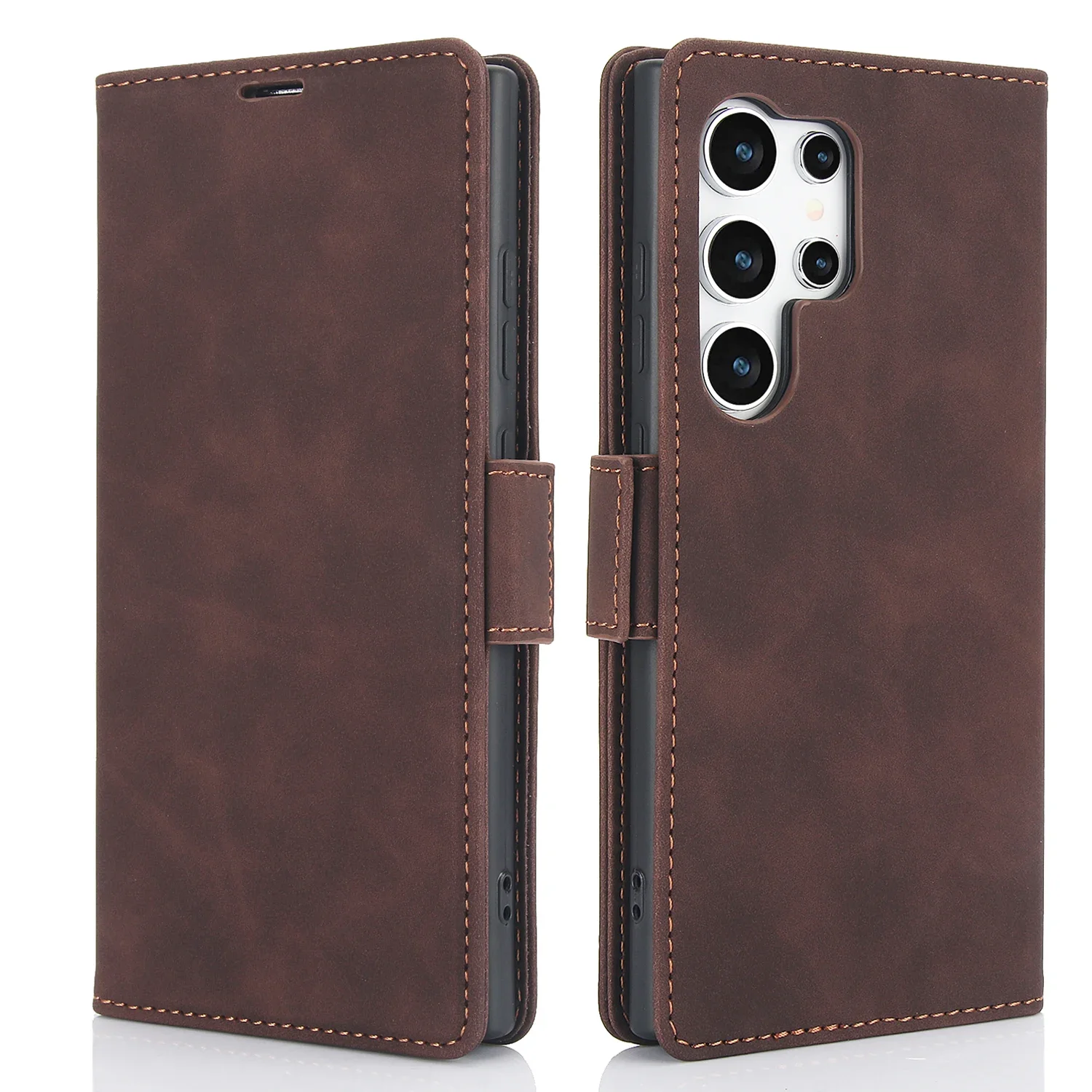 Premium Flip Leather Phone Case with Card Holder and Wallet Cover