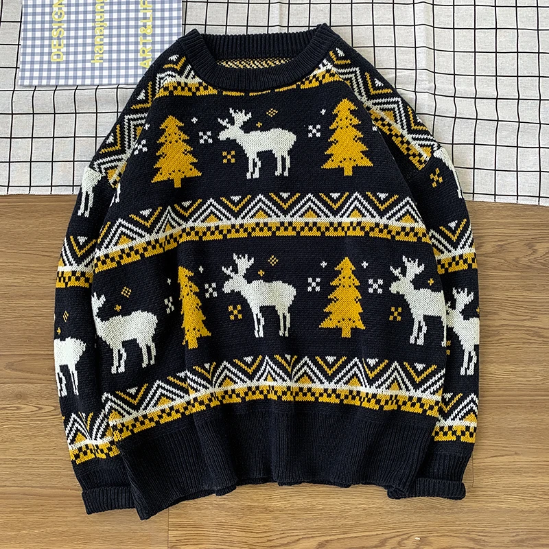 Deer Print Sweater 10