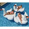 For Adult Pool 60 Inches Giant Inflatable Rose Gold Flamingo Swan Ride-on Summer Toys Swimming Pool Games Water Mattress Floats 5
