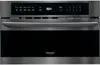 30" Built in Microwave with 1.6 cu. ft. Capacity Drop Down Door Interior LED Lights and Sensor Cooking in Black Stainless Steel 1
