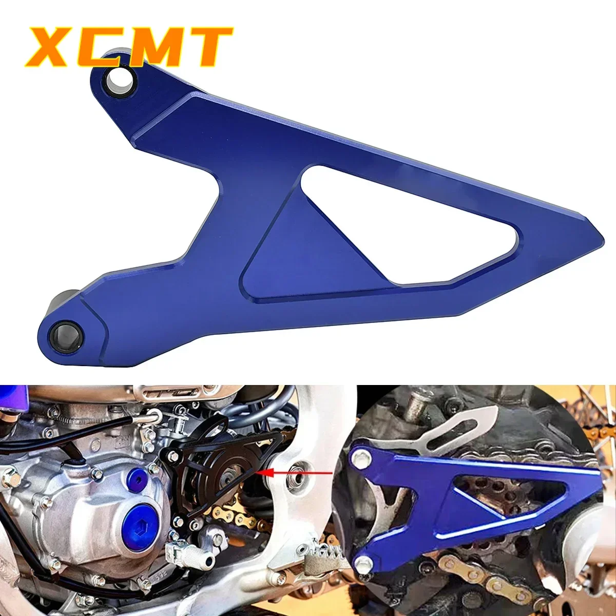 Protège-carter Avant En Aluminium Anodisé Bleu Pour Yamaha YZ250 / YZ250X (2000-2023) - NiceCNC