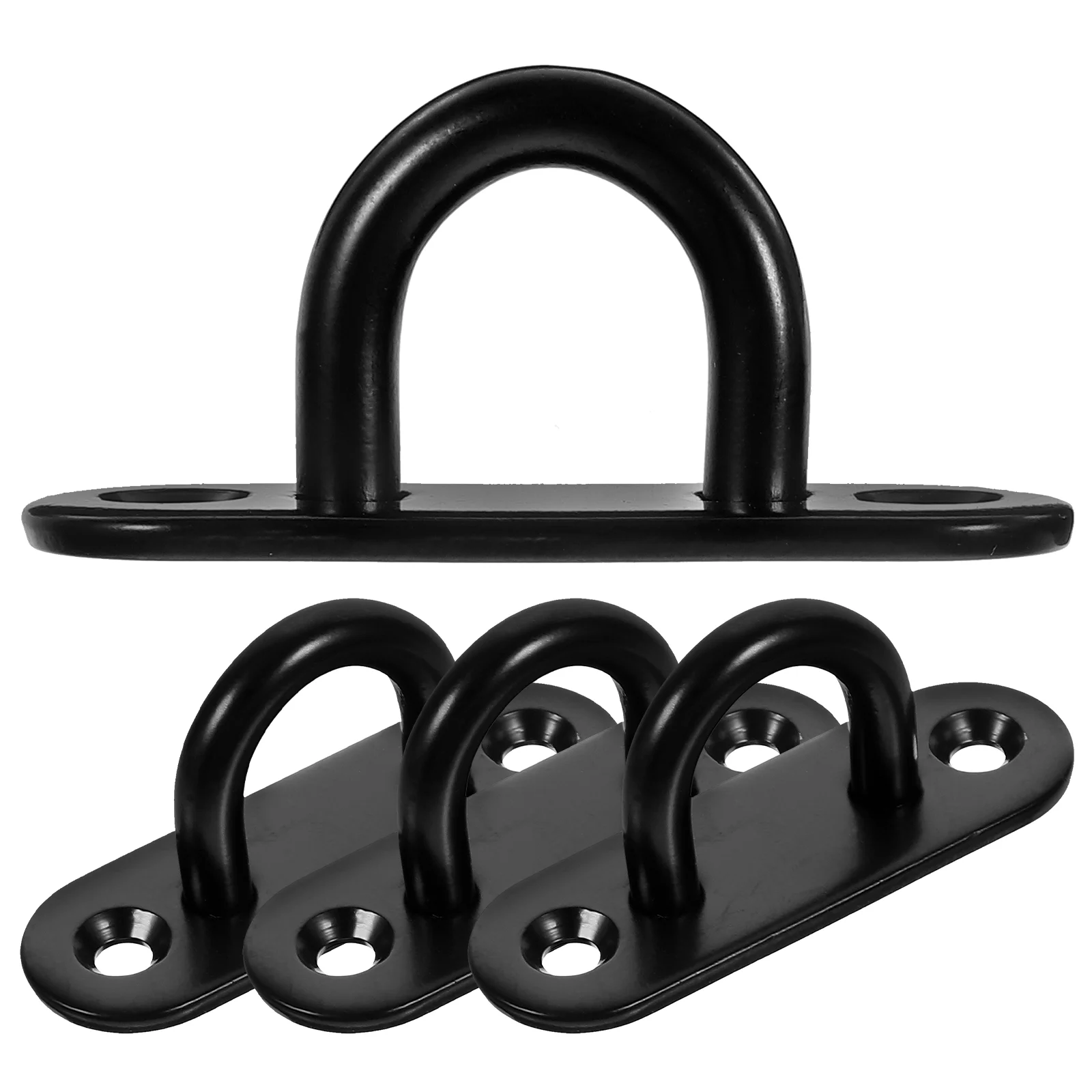 4 Pcs Shed Door Latch Roof Wall Hooks Ceiling Heavy Stainless Steel Mount Large